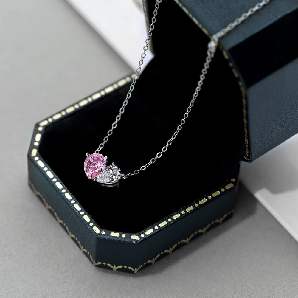 [Vivid Aurora]Unique Heart Shape Necklace