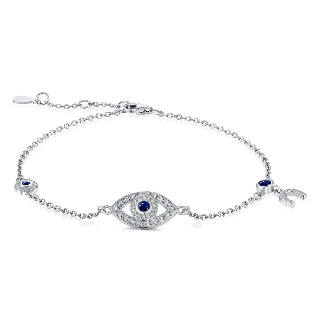 [Vivid Aurora]Dainty Eye Shape Necklace